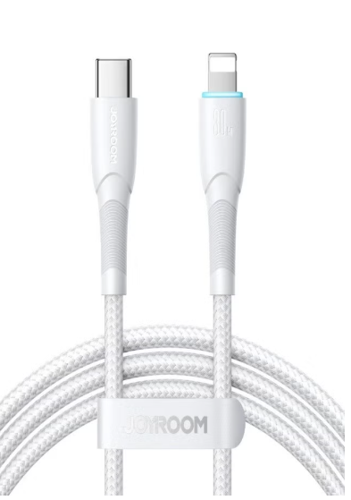 JOYROOM S-A9 30W Cable Long Lasting Series Type-C to Lightning, White