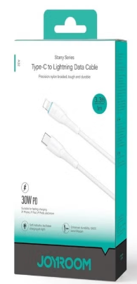 JOYROOM S-A9 30W Cable Long Lasting Series Type-C to Lightning, White